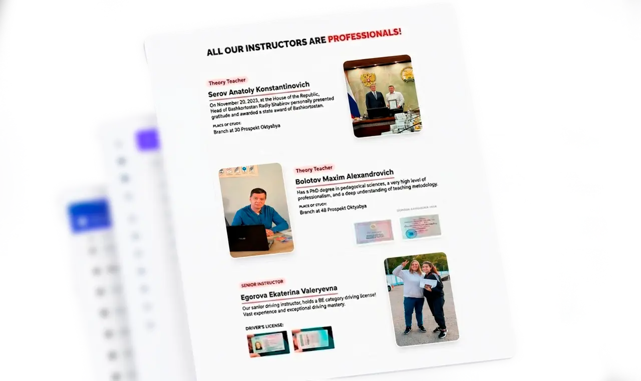 Website redesign using real photos | building trust
